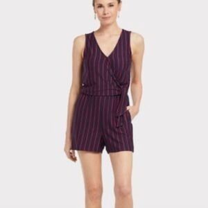 NWT Allison Joy Auden Tie Front Knit Romper